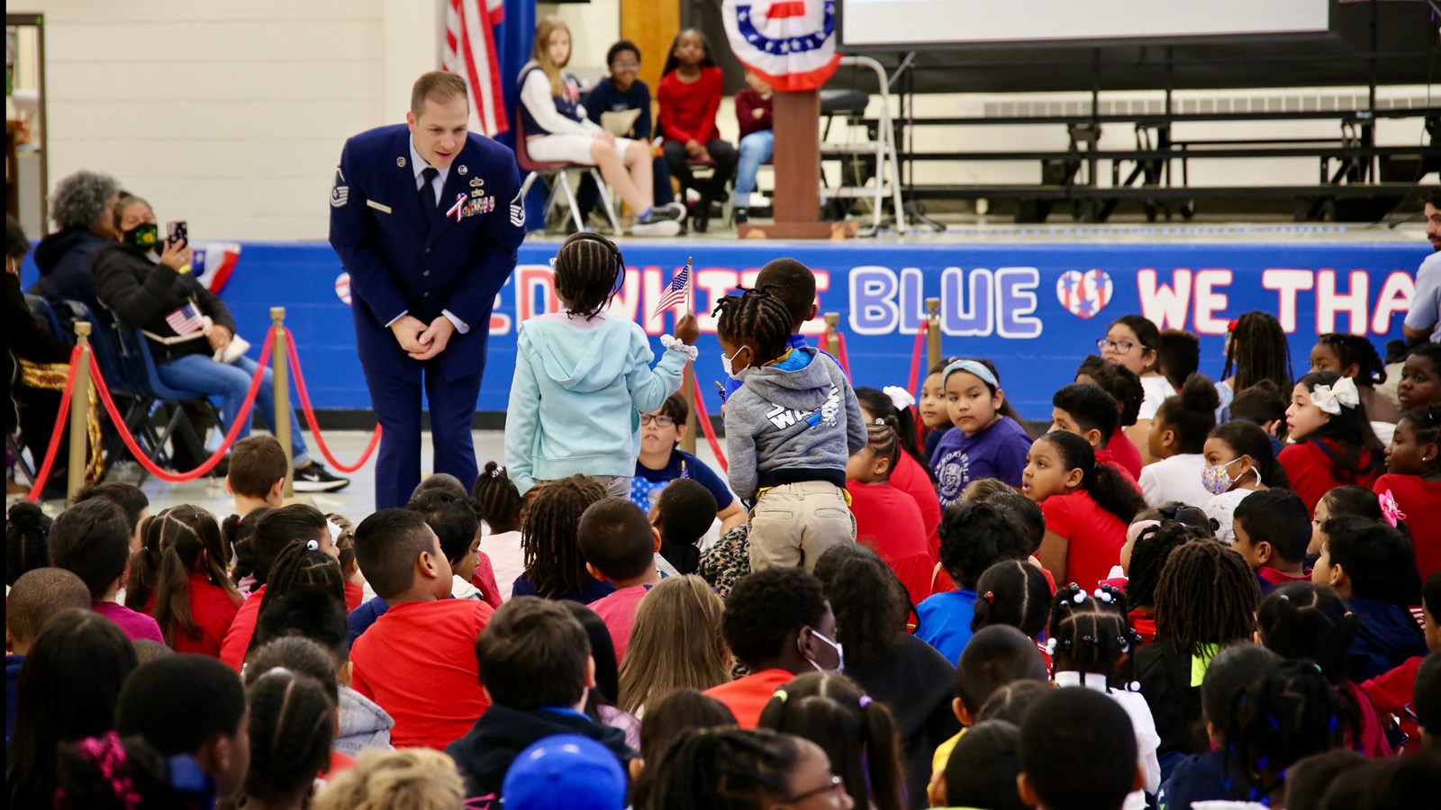 Argyle Elementary School honors those who have served in the U.S. military as part of the school’s Veterans Day celebration.